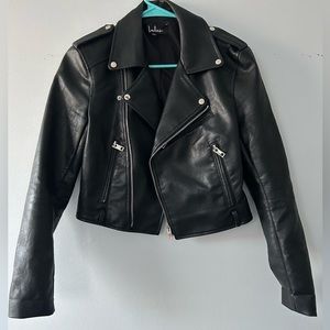 Black Faux Leather Jacket
